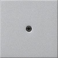 Лицевая панель Gira System55 для ввода кабеля алюминий